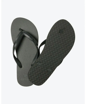 Rip Curl Brand Logo Bloom Open Toe Jandal - Black